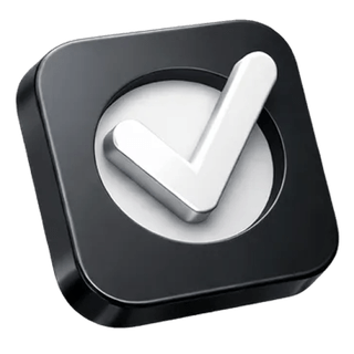 Approval checkmark icon in 3D style on the Granite Equitorage about page